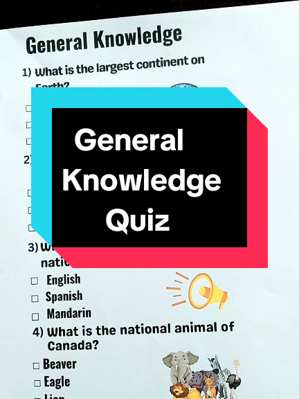 General Knowledge quiz - Can you get 7/7? #generalknowledge #generalknowledgequiz #quiz #quiztime #trivia 