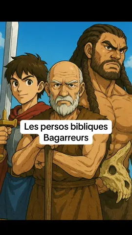 Voilà toutes les réf bibliques de ces personnages: - Elie  1 Rois 17-2 Rois 2 - Elisée  2 Rois 1 -13 - Archange Michael  Daniel 10 Jude 1 Apocalypse 12 - Josué  Exode 17 Livre de Josué  - 3 fils de Tseruja 1 Samuel 26-2 Rois 1 - Caleb Nombres 13-14 Josué 14-15 Juges 1 - Jehu  2 Rois 9-10 - Samson Juges 12-16 - Benaja 2 Samuel 23 2 Rois 1  - David 1 Samuel 17- 1 Rois LISEZ VOS BIBLES!