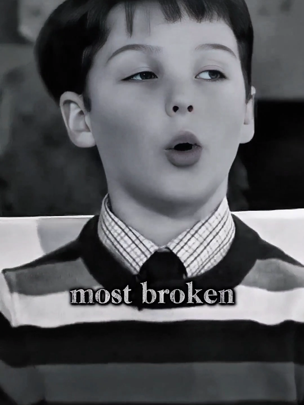 you know who's the most broken person in the family...? #family #eldestson #sheldon #fyp #quotes 