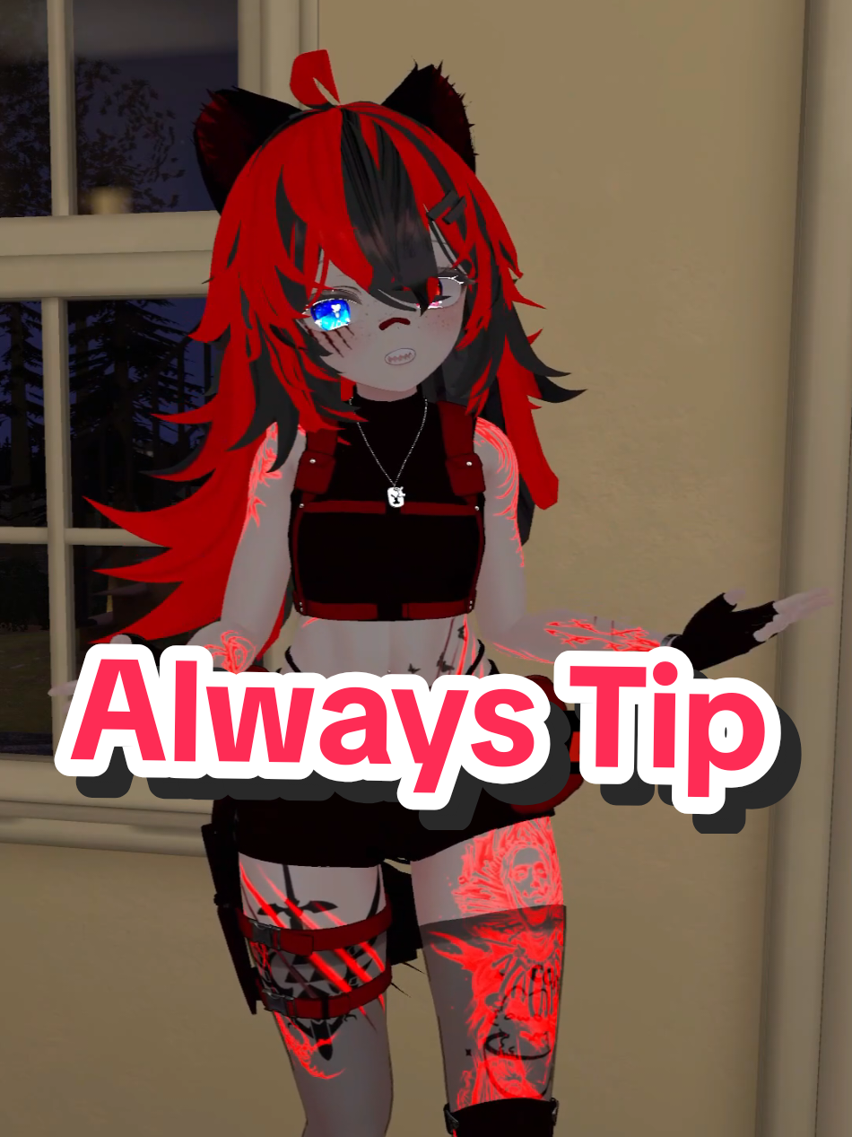 Always Tip! #vrchat #vtuber #funny #fyp #foryou 