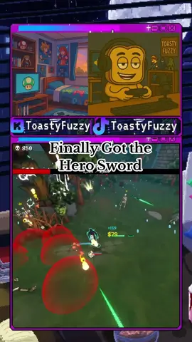 Got this Hero Sword by bonking my way through the Megabonk challenge… pretty sure I tripped into greatness #Megabonk #Toastfuzzy #fyp #Herosword #foryoupage