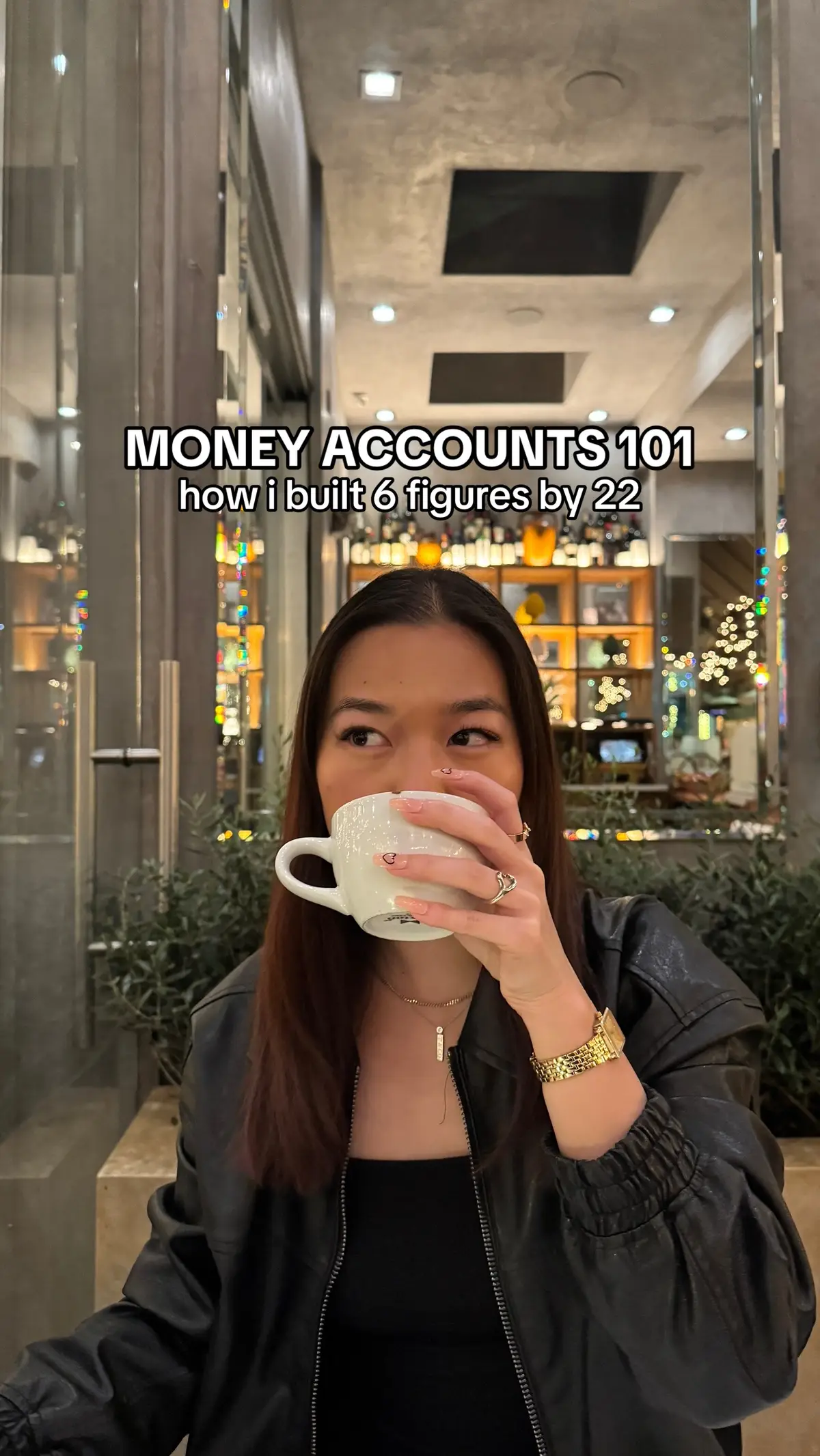 as someone who’s built 6 figures before turning 22, i did NOT achieve that by putting my money only into a single bank checking/savings account‼️ it is so important to DIVERSIFY what you’re saving and investing in to mitigate risk and just remember that you are not too young to get started (note: most these accounts require you to be at least 18) but if you’re under 18 you can start building credit by opening a joint account with a parent/guardian or a student account  are there any accounts i forgot? let me know in the comments  — #20s #growth #finance #money #financetips 