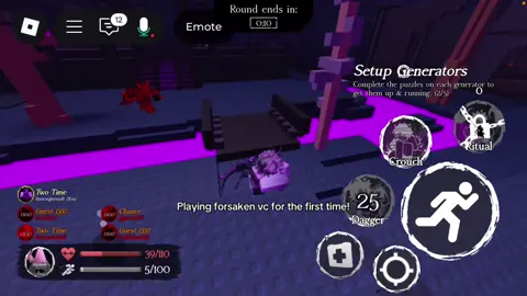 Woa #fyp #twotime #forsaken #roblox #vc 