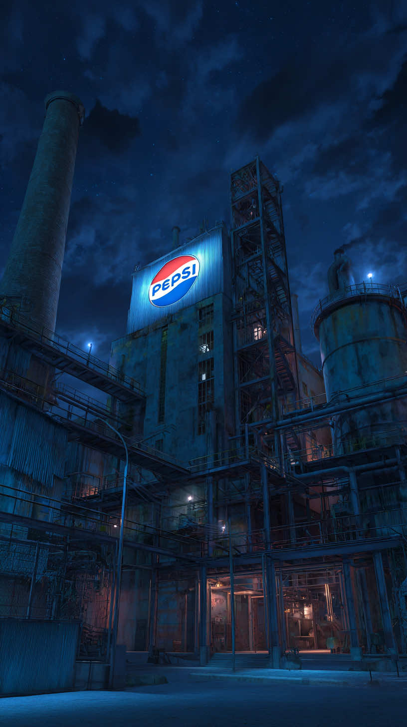⚠️ Would you survive a night shift at the most isolated Pepsi plant… if it’s alive? 👁️ #horrortok #analoghorror #creepypasta #fyp #pepsi 