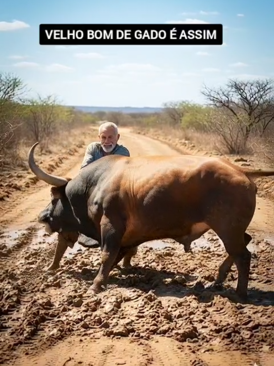 seu João montou no boi bravo  #boi #touro #rodeio #videotiktok #videoviral 