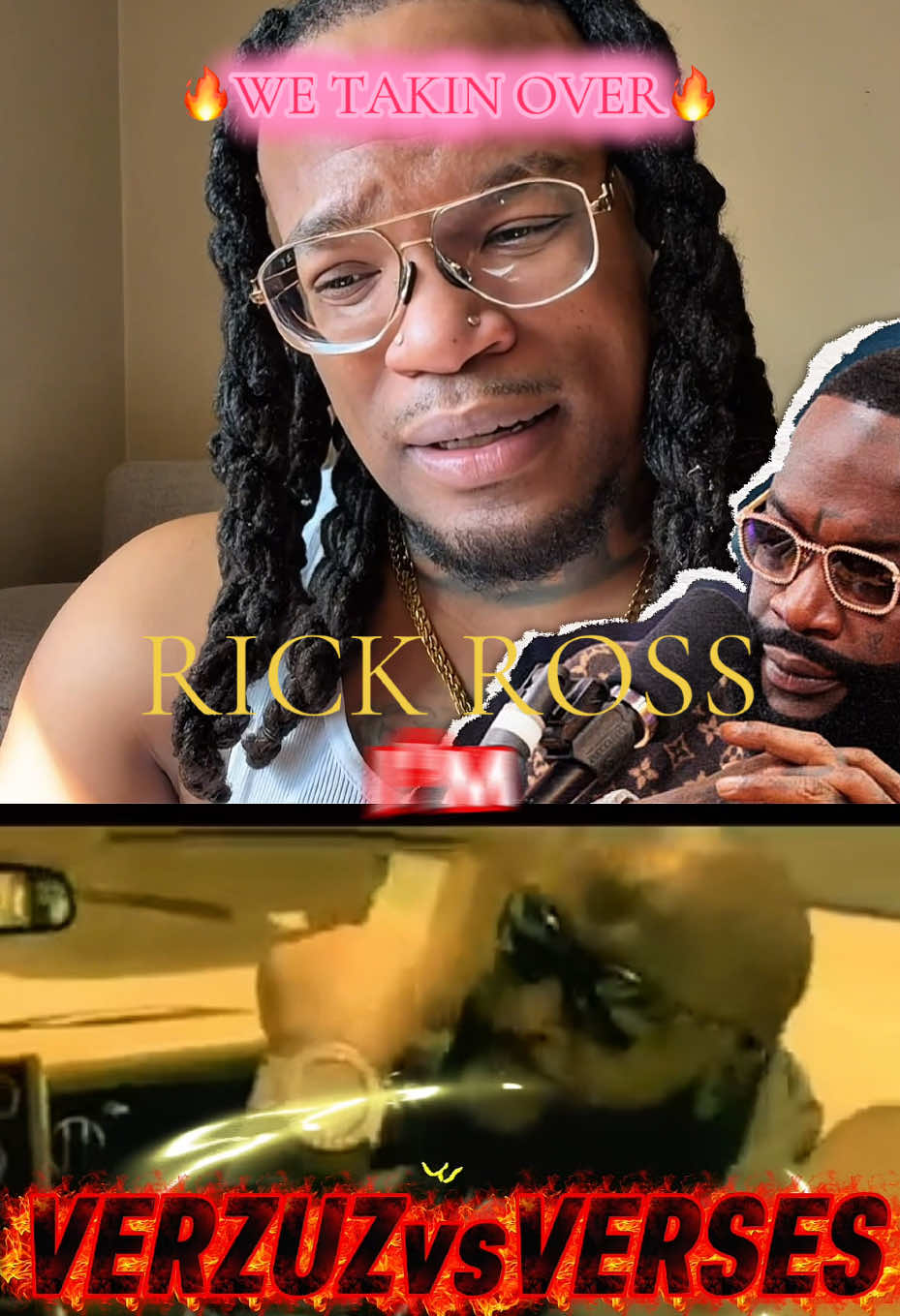 VERZUZvsVERSES: #rickross came light on “we takin over” 🙄 #fyp #music #florida #rap 