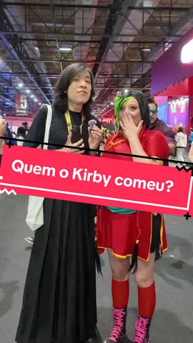 Adivinhe quais personagens o Kirby comeu! Acerte 5 e ganhe um presente misterioso! Brincadeira feita durante a @Brasil Game Show ! Eu fiquei surpreso com a velocidade que ela foi conseguindo acertar tudo! Será que eu deixo as próximas um pouco mais difícil? Tava fácil? Teriam acertado todo? O presente misterioso foi a mídia física do Tekken 8 do PS5 da @Bandai Namco BR ! • • #jogos #videogames #gamer #kirby #nintendo 