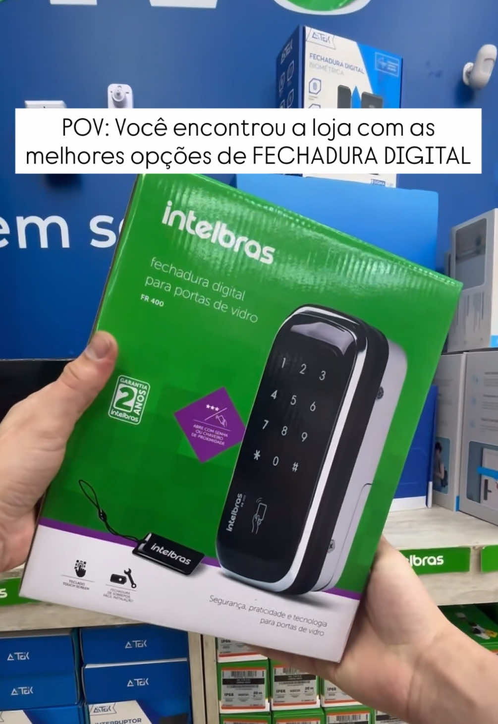 CHEGA DE CHAVES😮‍💨 ✅ Fechaduras digitais modernas e seguras ✅ Desbloqueio por senha, cartão ou biometria ✅ Acabamento sofisticado que valoriza qualquer porta ✅ Tecnologia original com garantia ✅ O melhor preço da Santa Ifigênia 💰 Segurança de verdade não precisa custar caro. Aqui você encontra o preço que ninguém bate! 📞 Chama no WhatsApp e garanta já a sua: (11) 98572-3185 – Caíque das Câmeras 📍Estamos na Av. Ipiranga, 1148 - República, SP #fechaduradigital #segurancaresidencial #cftv #santaifigenia #loja 