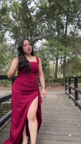 Just me today on red dress 