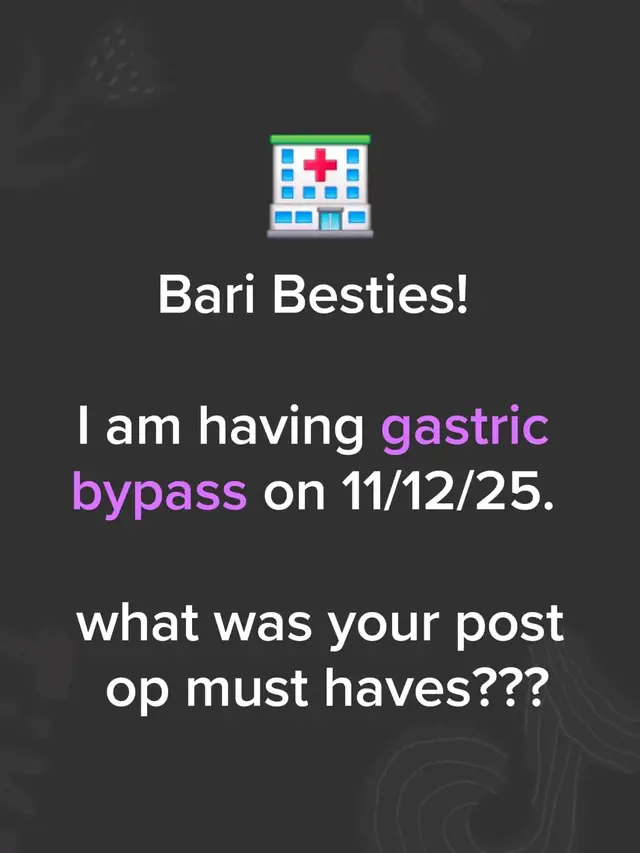 I am getting so nervous just over 6 weeks and my life is going to be permanently changed. what made post op easier for you? #weightlosssurgery #gastricbypass #gastricbypassjourney #wls #bariatricsurgery 