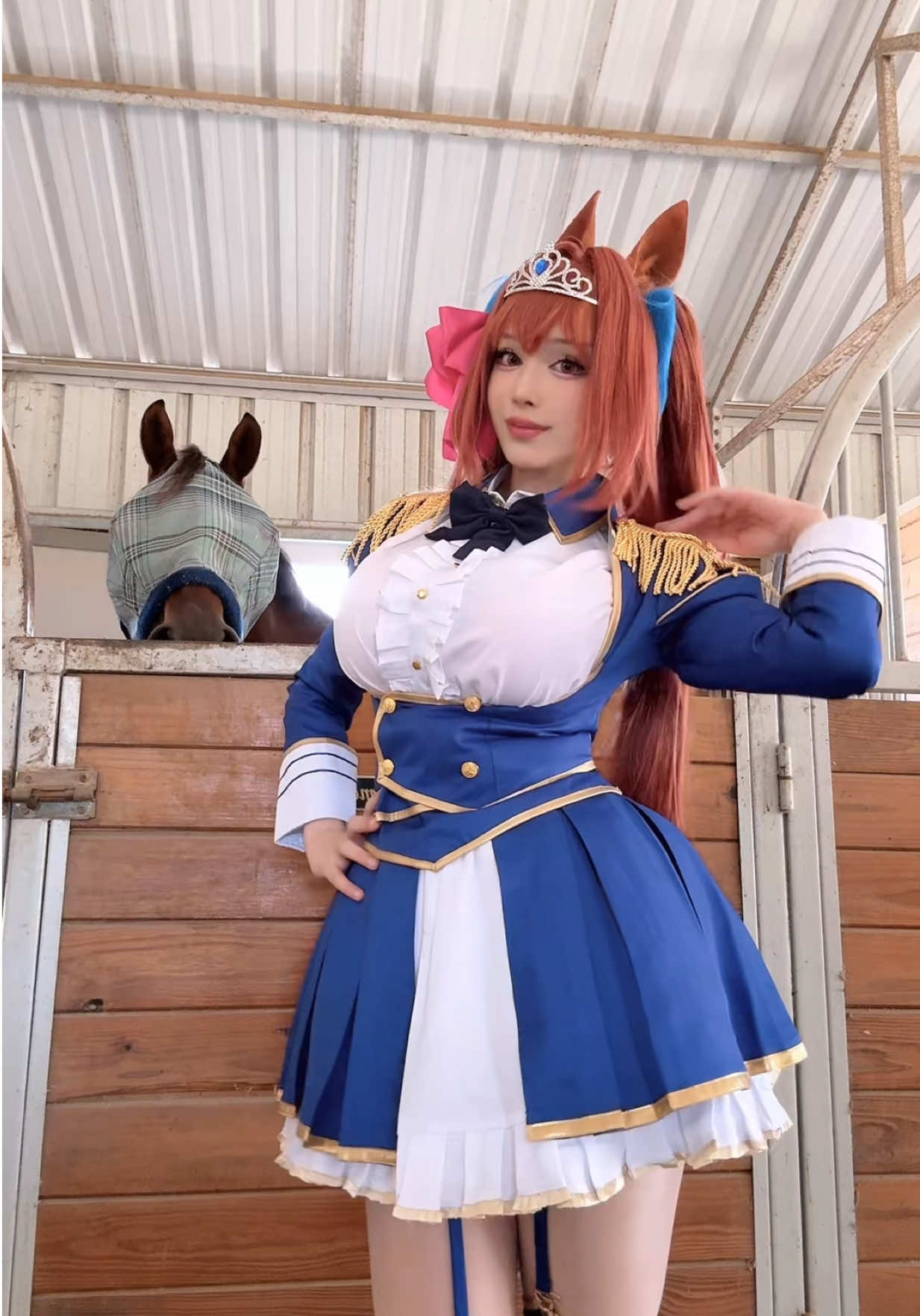 cursed Daiwa draft cuz why did it glitch like that in the end lmaoo #umamusume #daiwascarlet #cosplay #cosplayer #umamusumeprettyderby 