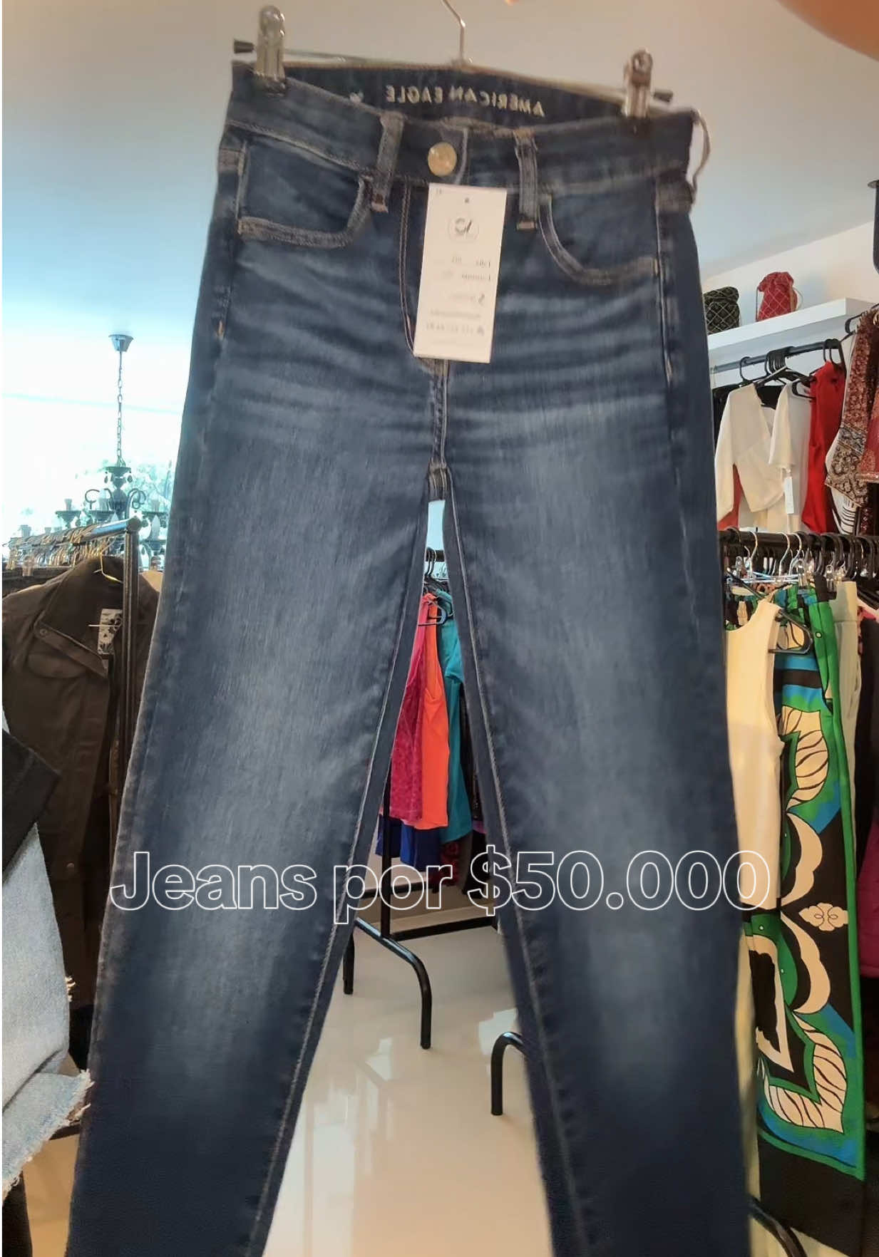 Jeans disponibles😍 #secondhand #closetsale #americaneagle #zara #segundamano 