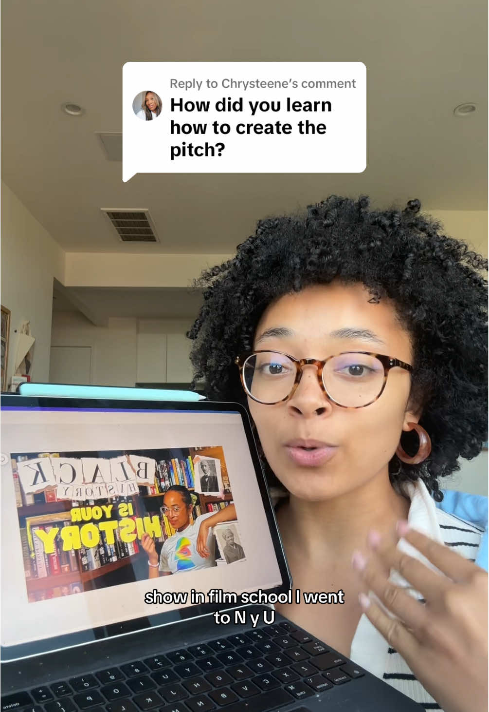 Replying to @Chrysteene where I learned to pitch a TV show! 