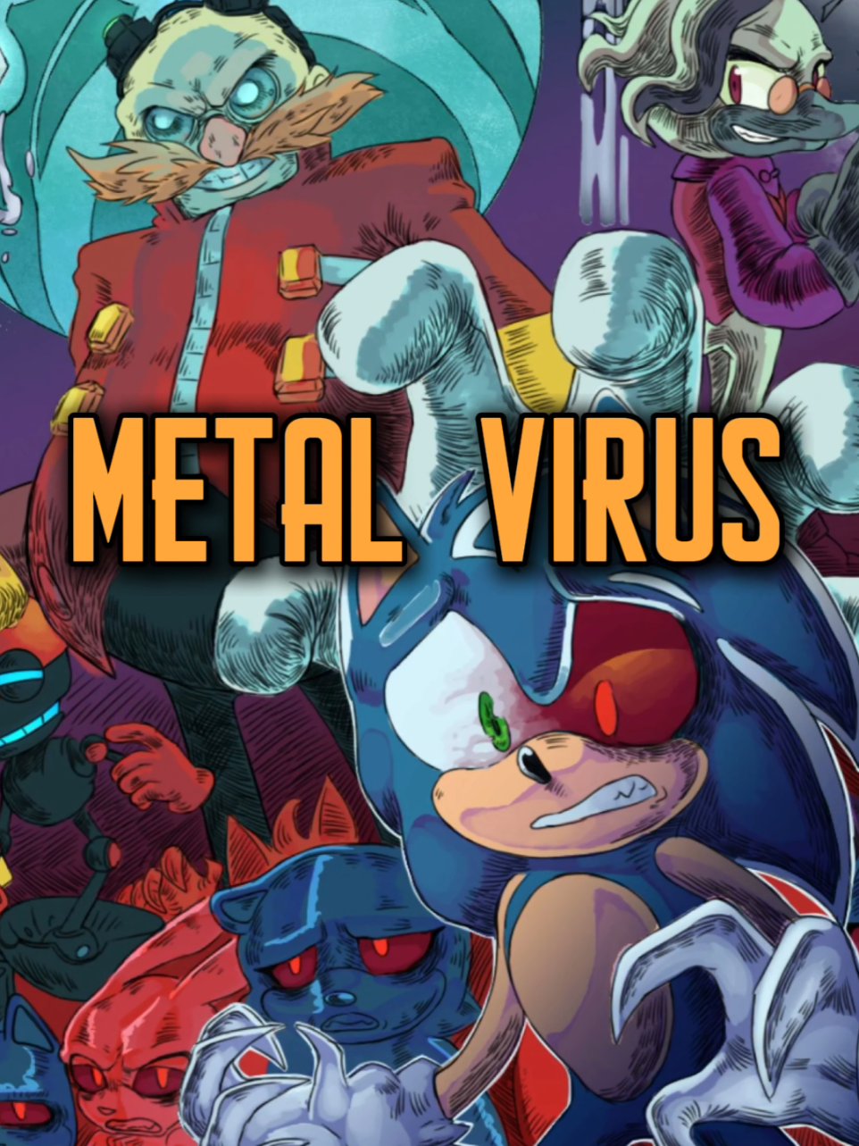 Infecciones mas Peligrosas de la Ficcion | Metal Virus (Sonic) #sonic #metalvirus #sonicthehedgehog #zombie #shadow resumen reseña opinion anine manga comic apocalipsis zombies resumenes viral fyp
