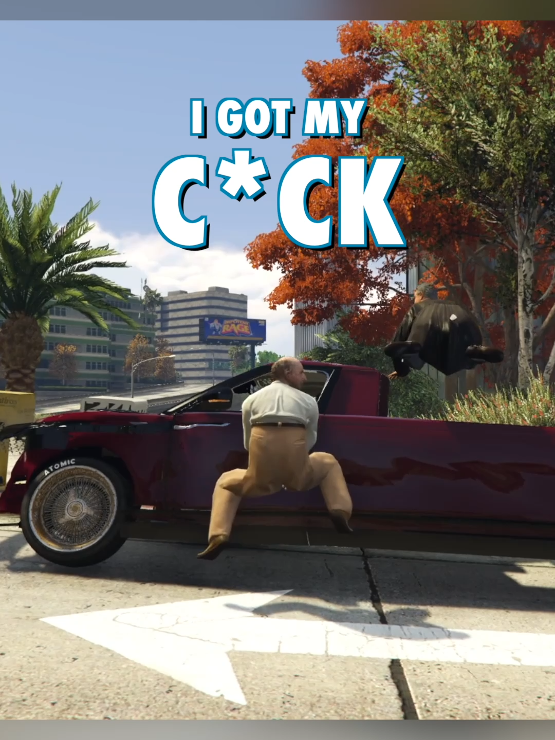 don't ask how this happened... Petey: @thessstutterboy  #gta #gtarp #gta5 #gta5rp #gtav