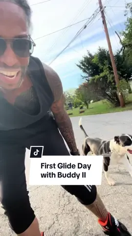 First glide day with my boy in Buddy II — he crushed it! So much fun 🫶 Can’t wait to share our video tomorrow! #FamilyFun #buddy #FirstGlide #dogdad #Love