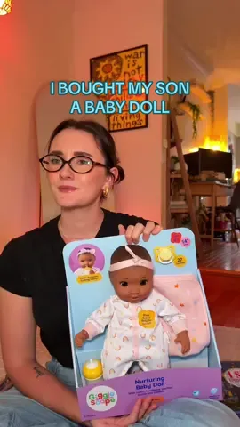 no but honestly was the babydoll more for him or for me? 🫣 hehehe I just wanted to film this as a reminder that WE, as society, are the ones that place the gender stereotypes on our kids dictating what they “should” or “shouldn’t” play with. when at the end of the day, WHO CARES?!? my son has seen me take care of his little brother since he was only 16 months old and so naturally he wants to care for a baby too just like his mama🥹 it’s the sweetest thing ever and I hope to continue to raise the most loving, sensitive, caring little boy! #boymom #boytoys #toddlertoys #raisingboys #softboy 