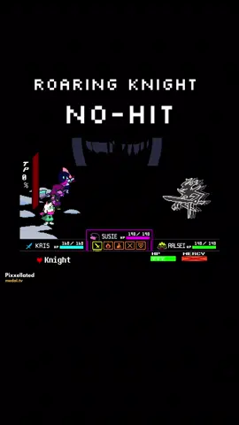 Did this ages ago, just deciding to post it. Lowk kinda difficult. #deltarune #nohit #undertale #fyp #foryou 