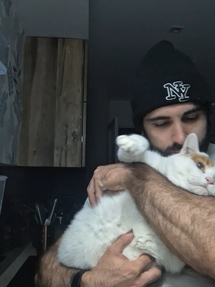 J'ai fais la trend avec mon chat 