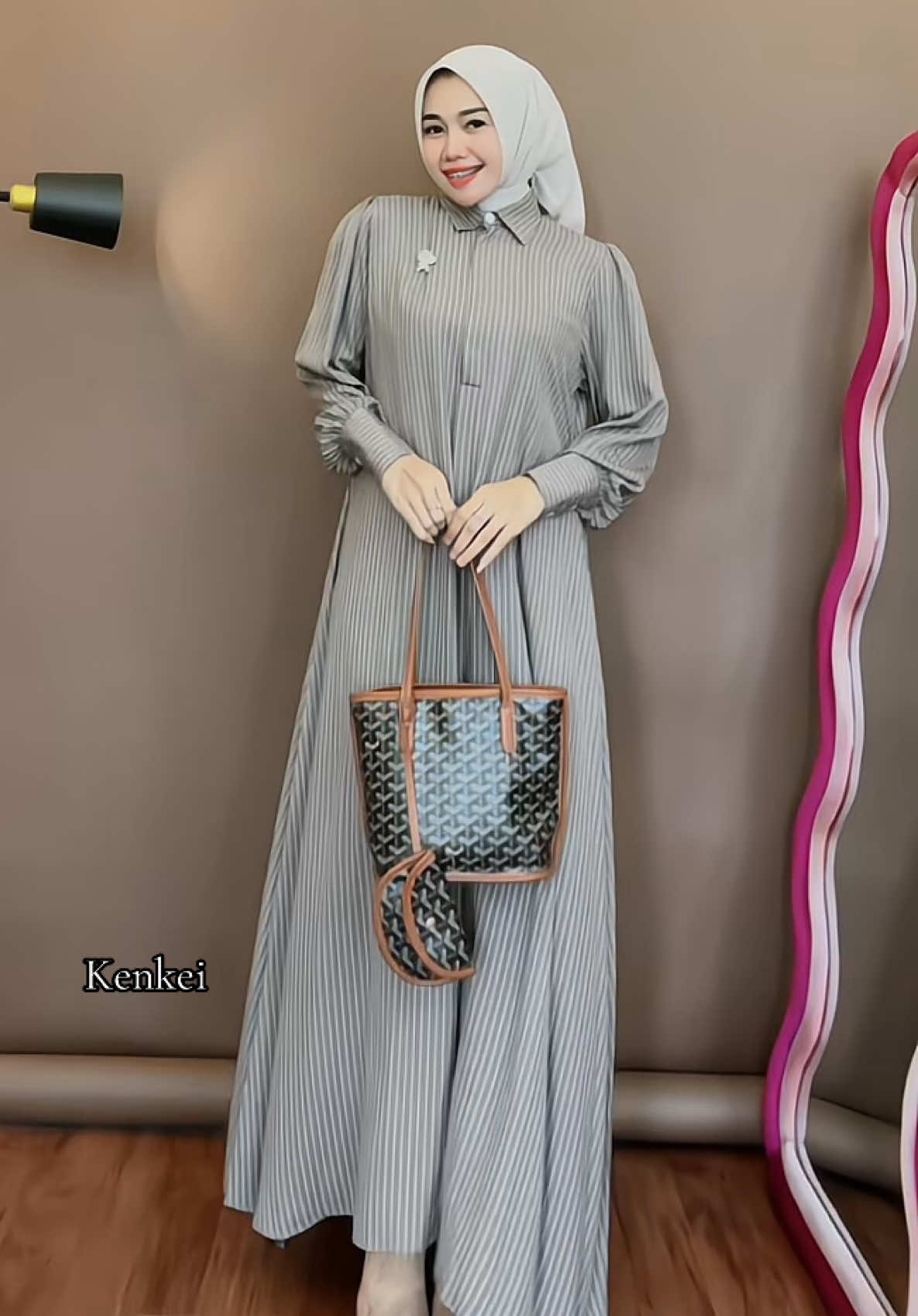 Granola 🩶🩶🩶🩶 #gamis #gamiscantik #gamiskekinian #ootdfashion #Wink 