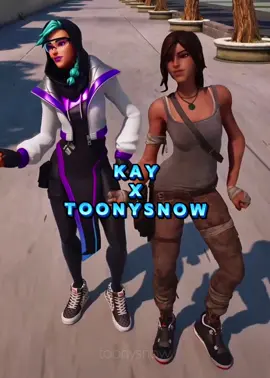 You got it girllll 😍 Dancin’ with @KAY💫  Use code “toonysnow” in the Item Shop to support me!  #fortnite #fortnitedance #laracroft #fortniteclips #toonysnow 