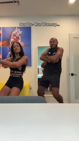 From dancers to runners - we had to hit this one time #itdependschallenge #chrisbrown #atlrunners #runningwarmup #itdependschallenge🔥🔥🔥 