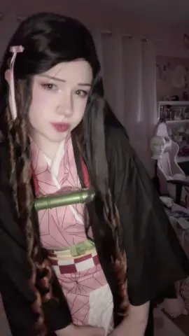 hopefully bringing back a cosplay tonight 😈  #NEZUKO ❤︎︎ #nezukokamado #demonslayer #cosplay #blueboicosplays    