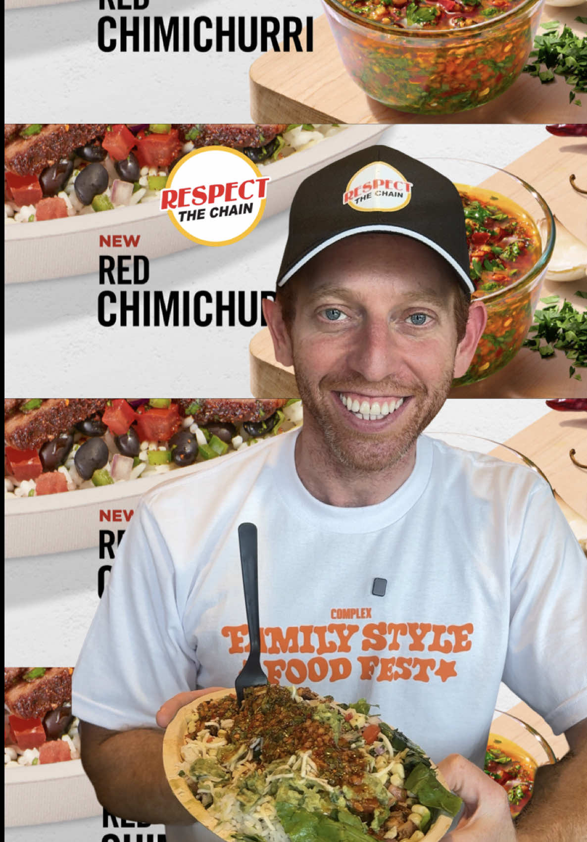 🔥 Chipotle’s NEW Red Chimichurri Sauce 🌶️ First taste test starts NOW — is it fire or flop? 👀👇 Respect the Chain with Sam E. Goldberg ✨ #Chipotle #RedChimichurri #ChipotleSauce #FoodTok #RespectTheChain