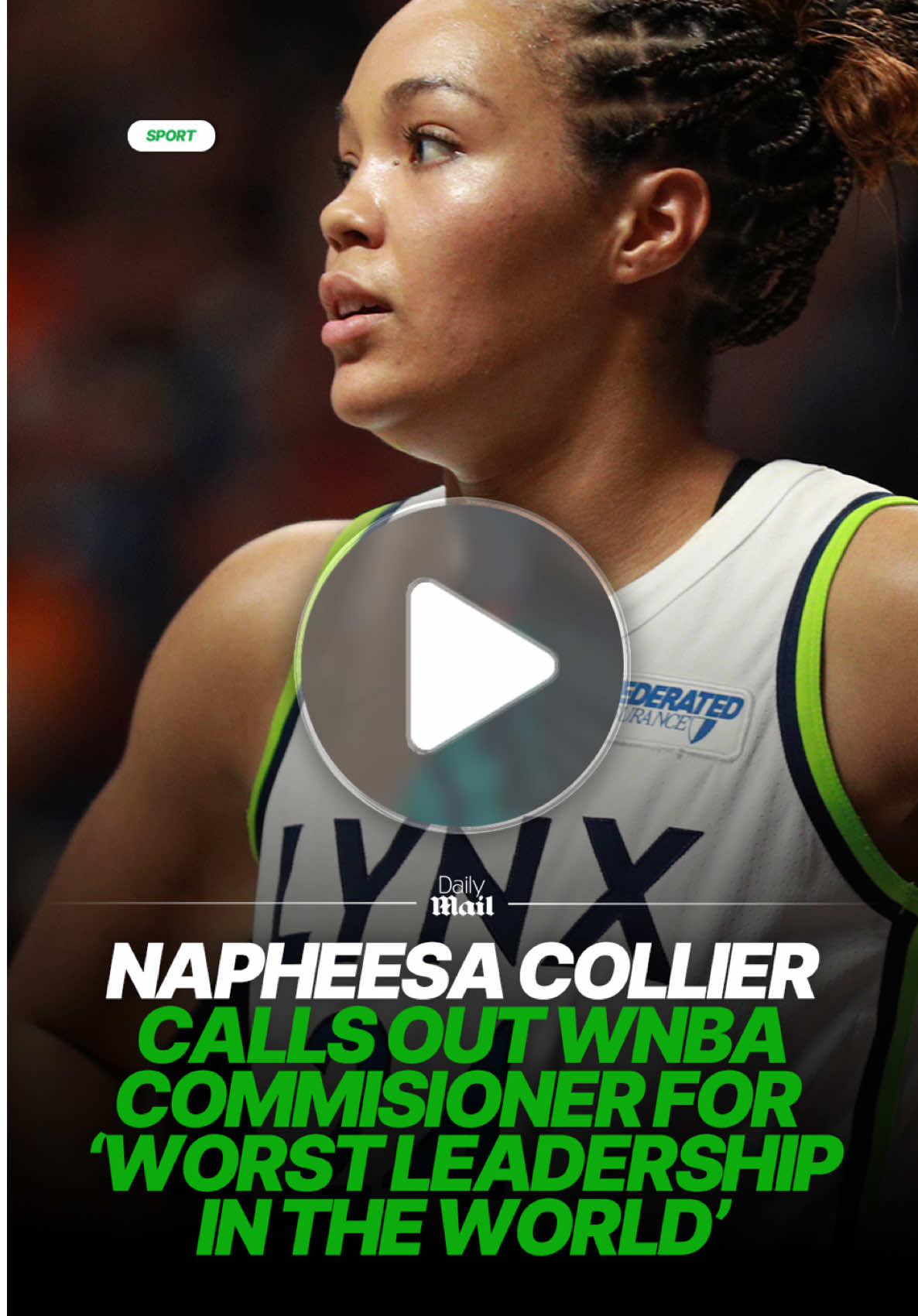 In the statement, Collier said the WNBA has 