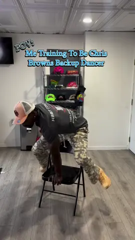 Audition: “Let’s see what you got.” Me: 🪑🕺🏾 @chrisbrownofficial  #ChrisBrownTryout #POV #fyp #AuditionEnergy #GoEliteMoves