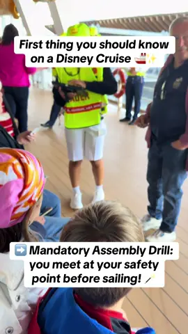 🌟 Thinking about going on a Disney Cruise? Here’s what happens right after you board! 🚢✨ Before the magic begins, everyone must attend a quick safety assembly at their assigned meeting point – it’s easy and only takes a few minutes! 🧜‍♀️🪄 I’m a certified Disney travel agent 🏰✨ and I help families plan unforgettable Disney Cruise holidays – from choosing the best stateroom to insider tips like this one 💫 📩 Follow me for more Disney Cruise tips, behind-the-scenes videos, and exclusive deals – and message me when you’re ready to book your magical adventure! 🌍💛 #DisneyCruise #DisneyTravelAgent #DisneyMagic #CruiseTips #FamilyTravel #DisneyWithKids #TravelWithKids #DisneyVacation #CruiseLife #DisneyFantasy@Disneycruiseline_uk @Disney UK 