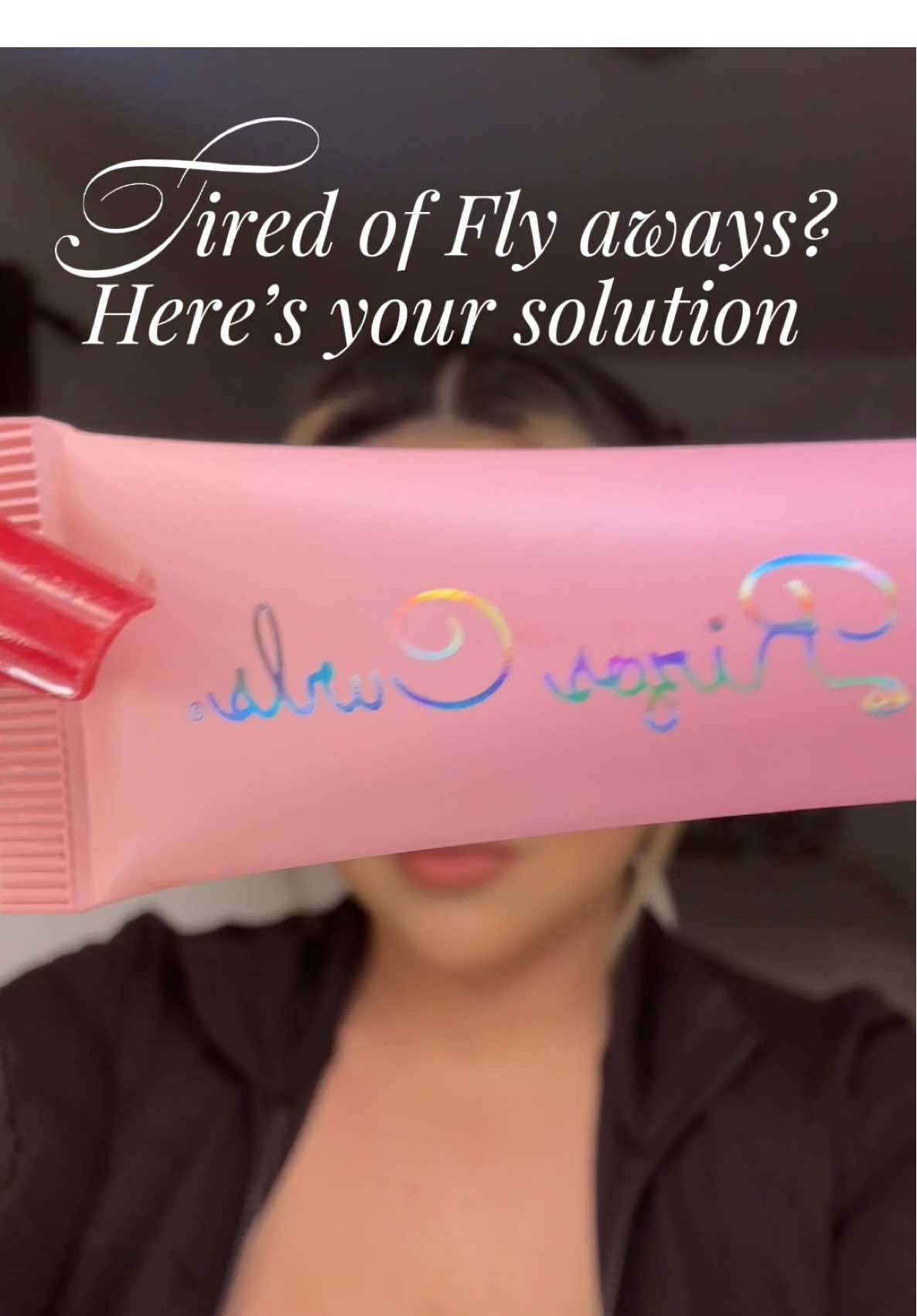 This is literally magical 😭✨#flyaways #hair #hairtok #hairtransformation #flyaway 
