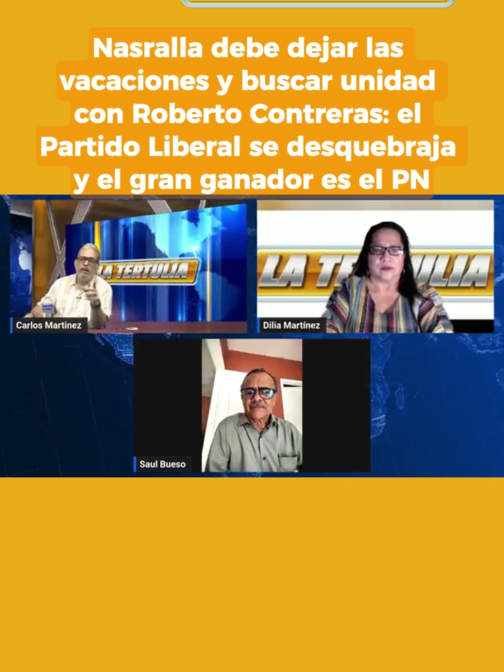 #LaTertuliaSPS | Salvador Nasralla debería dejar sus vacaciones y venir a San Pedro Sula a hablar con Roberto Contreras. El Partido Liberal se fractura en Cortés como ya pasó en Francisco Morazán, y el gran ganador de este relajo es el Partido Nacional. #Honduras #Elecciones2025 #Nasralla #PartidoLiberal #RobertoContreras