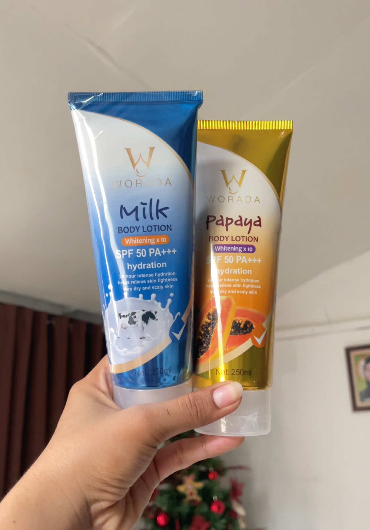 WORADA PAPAYA AND MILK LOTIONS #worada #woradalotion #papayalotion #milklotion #skinwhitening 