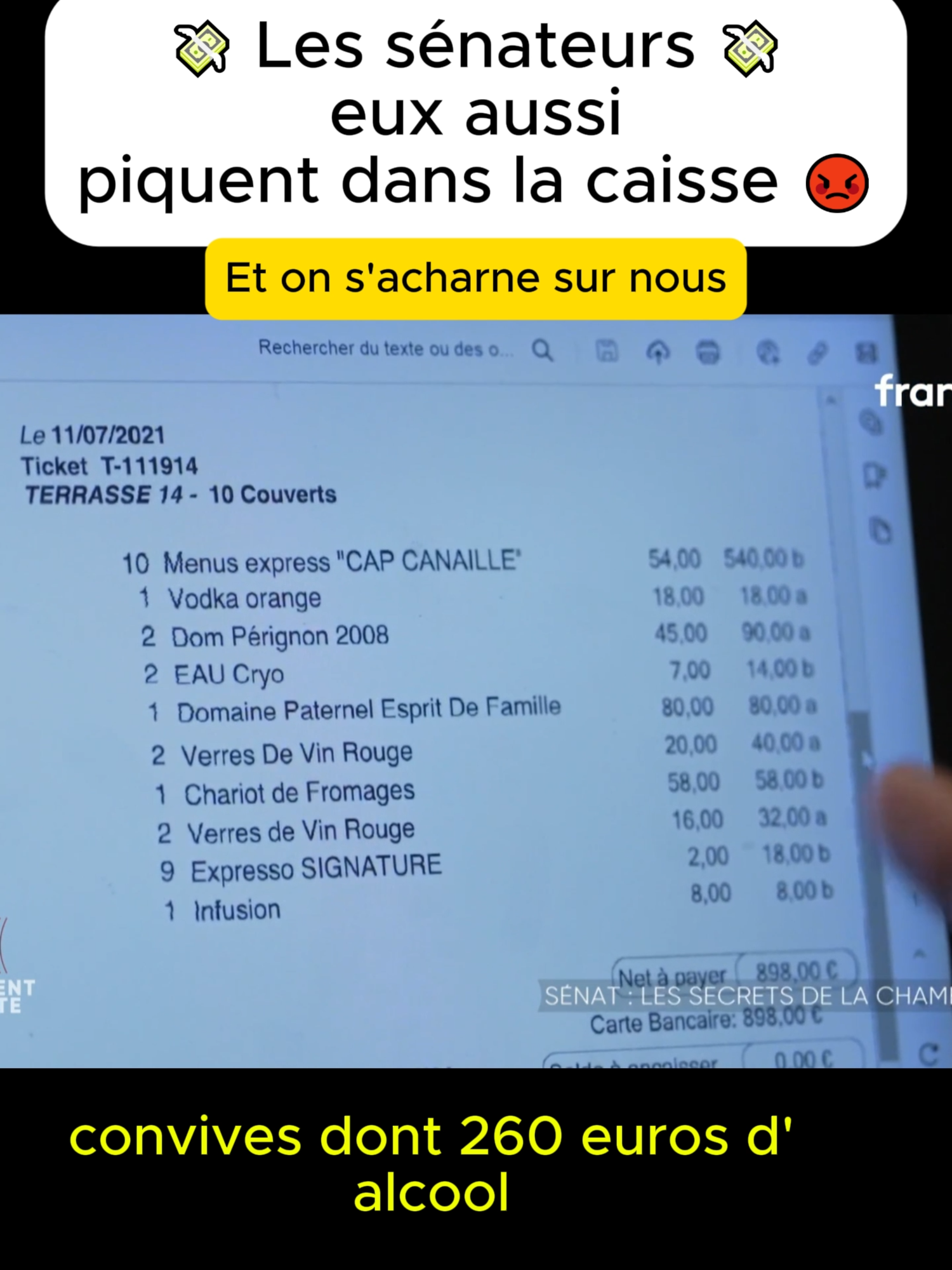 Sénateurs voyous. Il n'y a pas que les députés qui s'approprient l'argent des contribuables. Pendant qu'on se serre la ceinture, certains sénateurs piquent dans la caisse. Ils veulent faire payer les francais encore et toujours mais eux ne se privent pas à voler l'état. Source - Complement d'enquete #senateur #depute #argentdesfrancais #etatfrancais #impots #scandale
