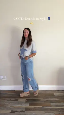 SHOP ➡️ https://liketk.it/5pLRG  ✨ Casual but cute vibes ✨ Star power + denim forever 🤍 This look is comfy, laid-back, and perfect for a weekend run or coffee date ☕️ #OOTD #CasualStyle #Fashion #DenimOutfit #WeekendVibes          