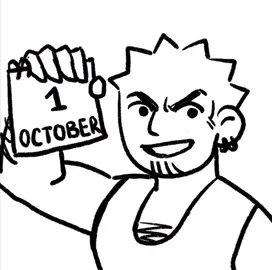 WAKE UP it’s the first of the month #animation #halloween #inktober #october #fyp 