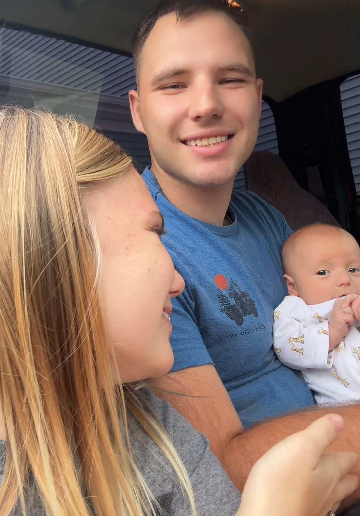 😅does he seem to like it? #dad #son #truck 