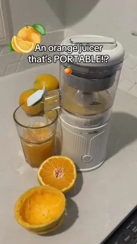 The best part about this orange juicer, that does all the work for you, is that it’s PORTABLE.  So you can take it with you whether you’re going to the beach or a kids soccer game or the park or just going on a road trip. It’s also great for lemonade stands because you don’t need an extra power generator.  It’s on an introductory flash sale. @SUSTEAS US #orangejuice #portable #juicer #portablejuicer #soccermom 