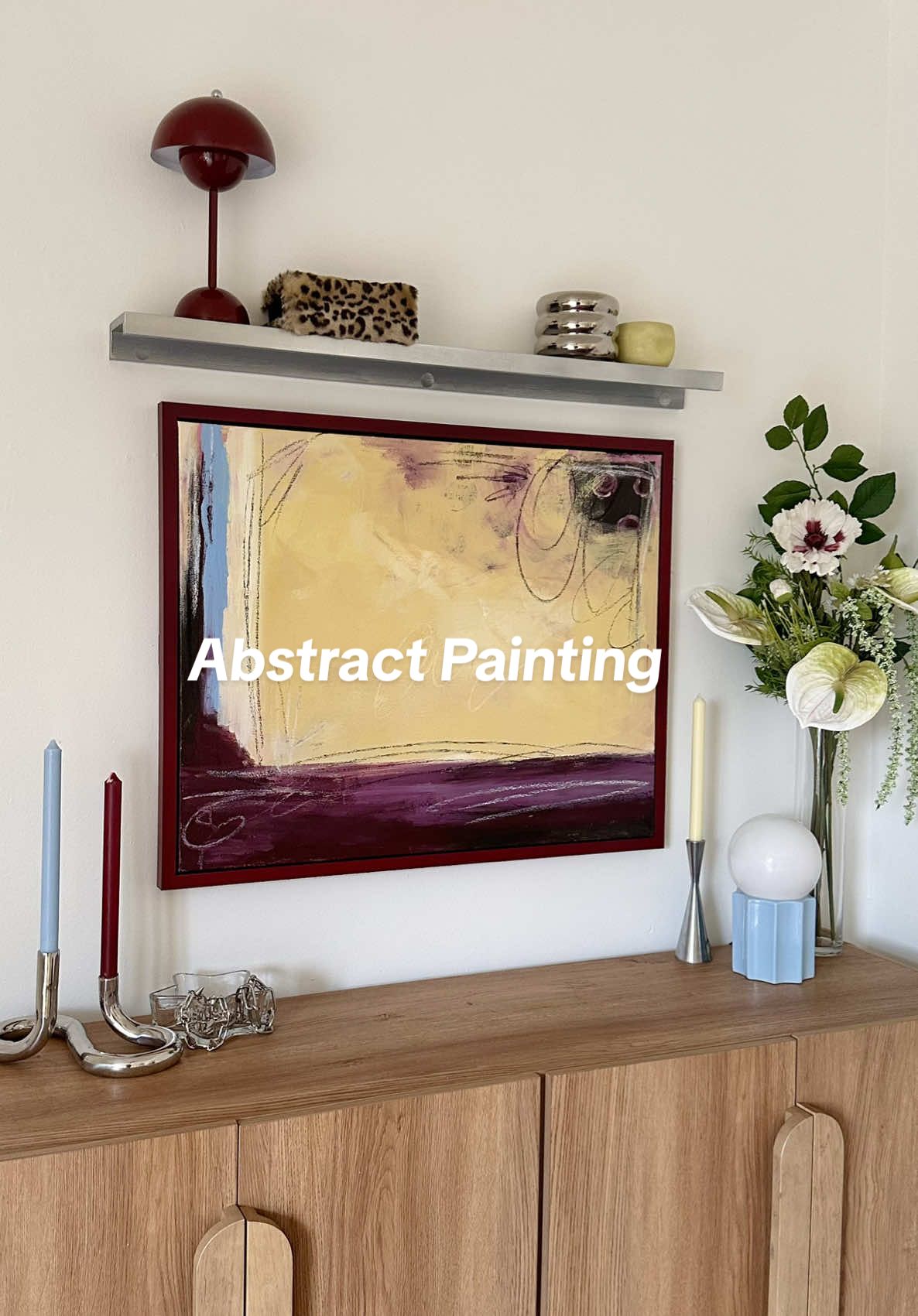 Abstract paintings are a major trust the process lol #homedecor #art #painting #abstractart #acrylicpainting 