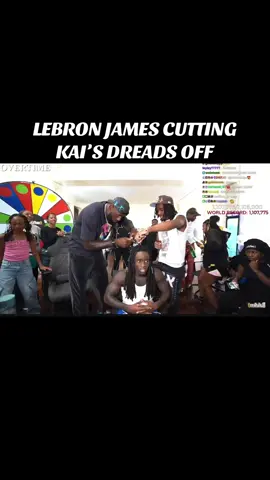LEBRON JAMES JUST CUT KAI’S DREADS OFF… #fypシ゚viral #kaicenat #lebronjames #mafiathon3 
