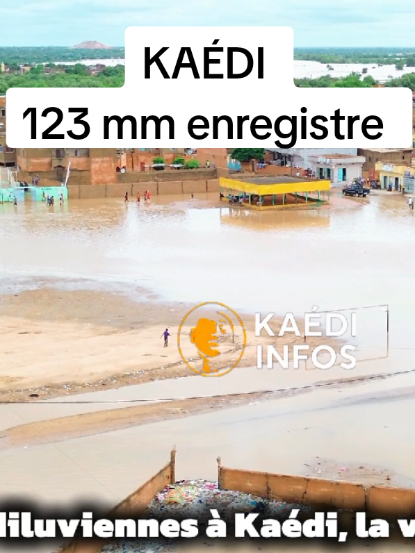 Innondation : 123 mm de précipitations à Kaédi, la ville sous l’eau
