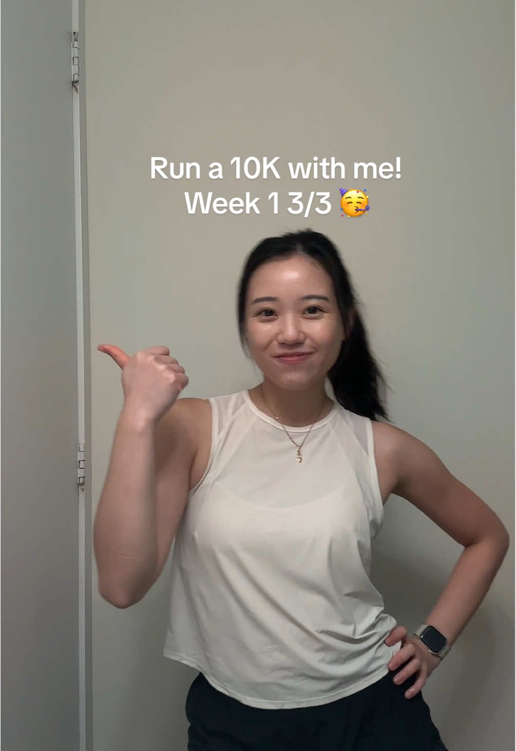 Week 1 3/3 🏃🏻‍♀️ 10K was toughhh I’m glad I pulled through hehe #run #fyp 