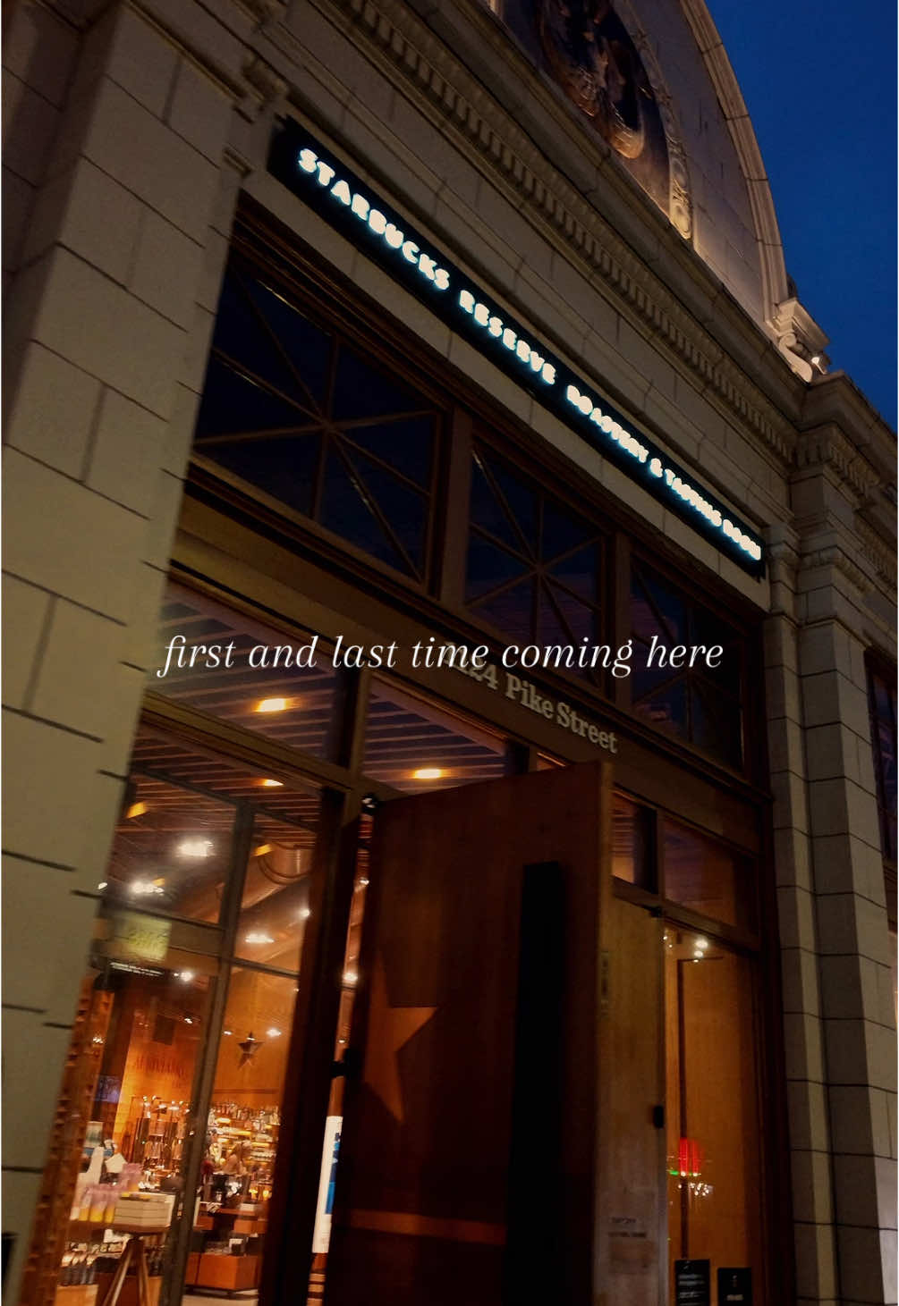 The way I literally said “next time we come, I’m gonna try xyz” 🥲 #starbucks #starbucksroastery #starbucksroasteryseattle 