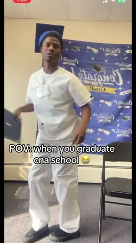 When you graduate cna school 😭🔥 #fyp #foryou  #pov 