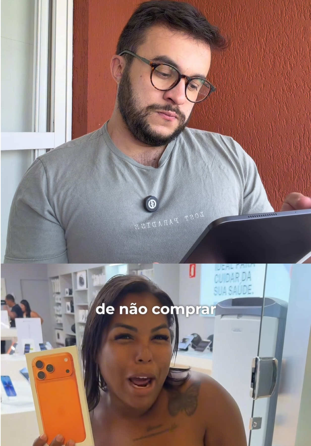 Estão espalhando vídeos dizendo que gente até do Bolsa Família — tipo a tal ‘diva do CRAS’ — anda comprando iPhone 17 Pro Max. Antes o discurso era que o Brasil era pobre demais pra isso, agora a narrativa é outra. Mas fica a dúvida: por que páginas de fofoca e meme têm tanto interesse em jogar esse tipo de conteúdo apelativo no ar?