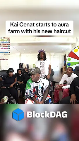 Kai Cenat starts to aura farm with his new haircut. #kaicenat #mafiathon3 #kaicenatclips #twitch 