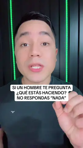 La mejor respuesta para el msj de “¿Qué estás haciendo?” #consejosparamuejeres #consejosdeamor #gustavomoses 