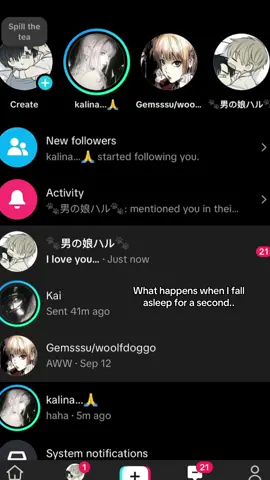 He always used to spam me too when we were just friends. @🐾男の娘ハル🐾 yes we are tg now. #Relationship #spamming #bf #him