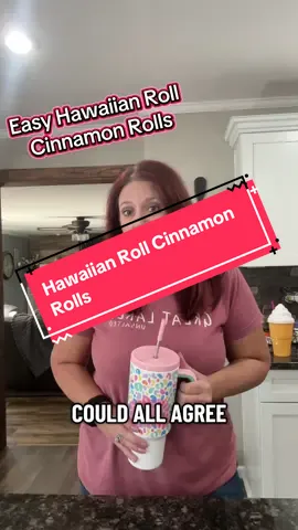 I had to use some self control to not devour the whole pan of these Hawaiian Roll Cinnamon Rolls 🤤 You gotta give these a try!!!  I apologize the pan is no longer available 😢#hawaiianrollcinnamonrolls #cinnamonrollhack #easycinnamonrolls #cinnamonrolls #breakfastideas